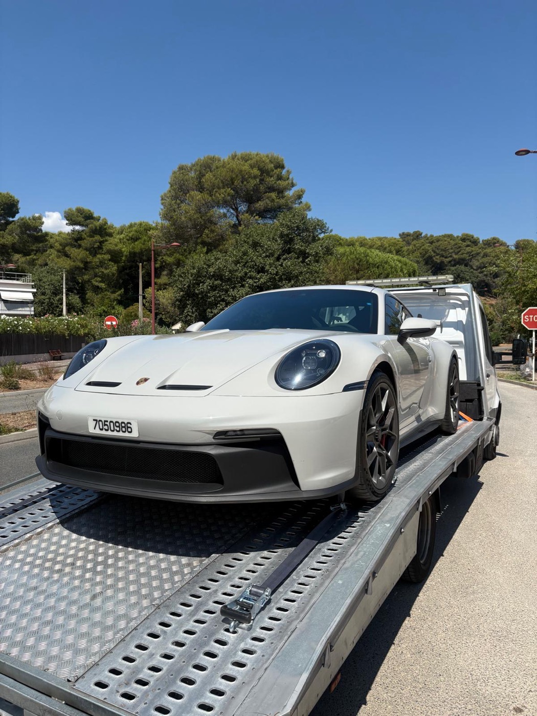 Porsche 911 GT3 blanche